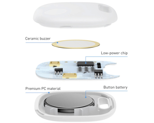 Трекер Baseus T2 Pro Smart Device Tracker White (FMTP000002)