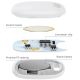 Трекер Baseus T2 Pro Smart Device Tracker White (FMTP000002)