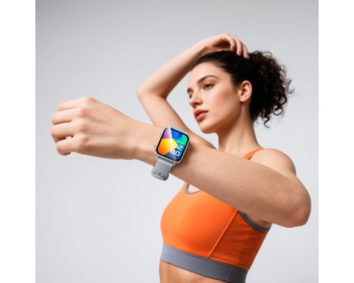 Смарт-годинник BOROFONE BD15 46mm. 200 mAh. IP67 Smart watch(call version) silver (6941991125416)