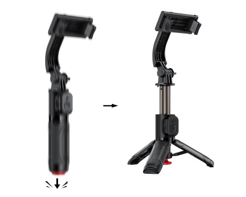 Селфі-монопод ACEFAST E43 Supports automatic selfie stand opening, (0,63cm) Black (6974316286141)