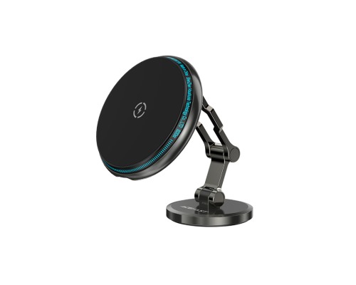 Автотримач для телефона з БЗП ACEFAST D30 magnetic folding wireless charging car holder Black (6974316283089)