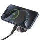 Автотримач для телефона з БЗП ACEFAST D30 magnetic folding wireless charging car holder Black (6974316283089)