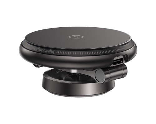 Автотримач для телефона з БЗП ACEFAST D30 magnetic folding wireless charging car holder Black (6974316283089)