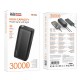 Зовнішній акумулятор BOROFONE BJ86A Victoria power bank(30000mAh) Black (6941991126475)