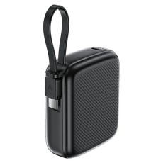 Зовнішній акумулятор ACEFAST M15-10000 PD20W power bank with cable Black (6974316283973)