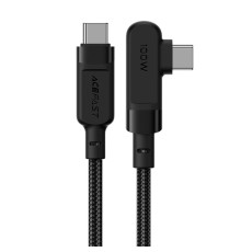 Кабель ACEFAST C5-03 USB-C to USB-C 100W right angled aluminum alloy 2m Black (6974316281016)