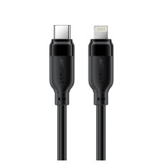 Кабель ACEFAST C16-01 TPU charging data cable USB-C to L Black (6974316286196)