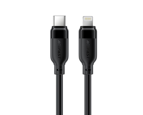 Кабель ACEFAST C16-01 TPU charging data cable USB-C to L Black (6974316286196)
