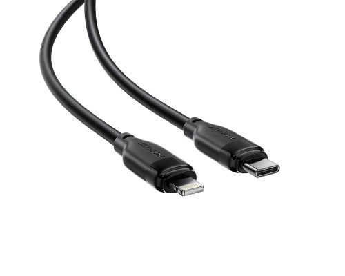 Кабель ACEFAST C16-01 TPU charging data cable USB-C to L Black (6974316286196)