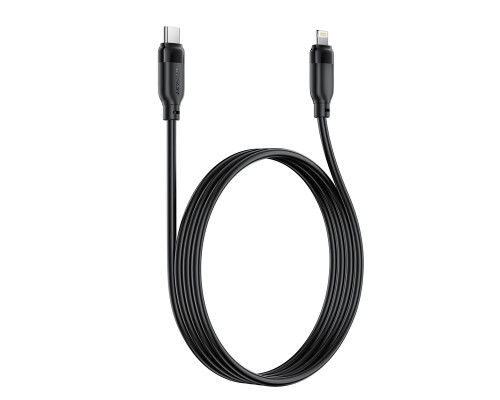Кабель ACEFAST C16-01 TPU charging data cable USB-C to L Black (6974316286196)