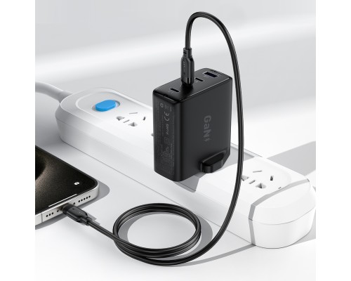 Кабель ACEFAST C16-01 TPU charging data cable USB-C to L Black (6974316286196)