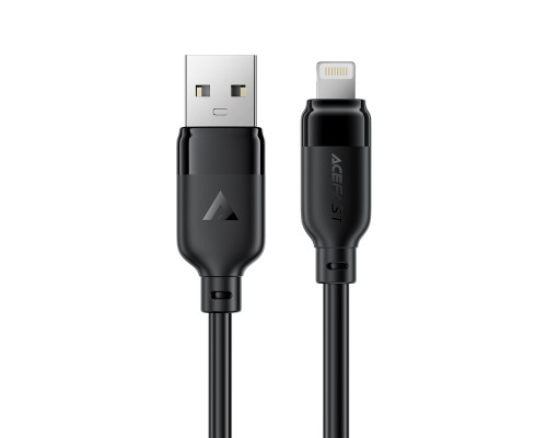 Кабель ACEFAST C16-02 TPU charging data cable USB-A to L Black (6974316286202)