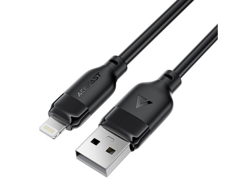 Кабель ACEFAST C16-02 TPU charging data cable USB-A to L Black (6974316286202)