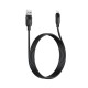 Кабель ACEFAST C16-02 TPU charging data cable USB-A to L Black (6974316286202)