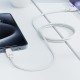 Кабель ACEFAST C18-04 USB-A to USB-C braid charging data cable White (6974316284260)