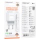 Мережевий зарядний пристрій з кабелем BOROFONE BA99A Breeze single port PD20W charger set(C to iP) White (6941991121364)