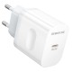 Мережевий зарядний пристрій BOROFONE BA99A Breeze single port PD20W charger White (6941991121357)