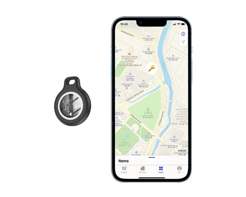 Трекер HOCO E91 Tiger intelligent positioning anti-lost device White (6942007618915)