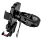 Велотримач для телефона HOCO CA73 Flying one-touch bicycle and motorcycle universal holder Black＆Red (6931474731753)