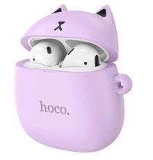 Бездротові навушники HOCO EW45 True wireless stereo headset Lilac Cat (6931474789228)