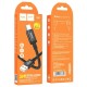 Кабель HOCO X91 Radiance charging data cable for Type-C(L=3M) Black (6931474788726)