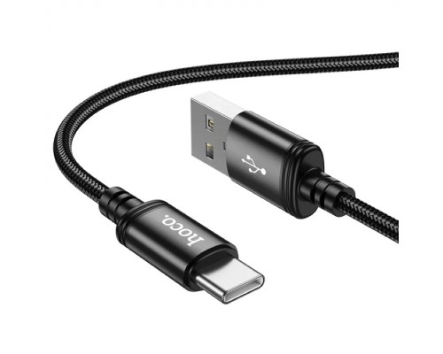 Кабель HOCO X91 Radiance charging data cable for Type-C(L=3M) Black (6931474788726)