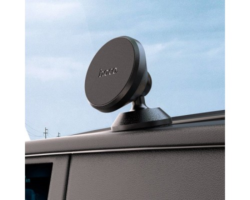 Автотримач для телефона HOCO CA79 Ligue central console magnetic car holder Black (6931474743862)