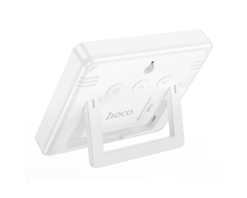 Термогігрометр HOCO HX41 Indoor electronic clock with hygrothermometer White (6942007647830)