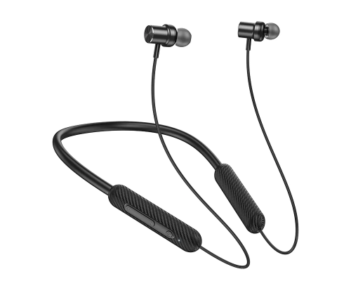 Бездротові спортивні навушники HOCO ES70 Armour neck-mounted BT earphones Black (6942007611602)