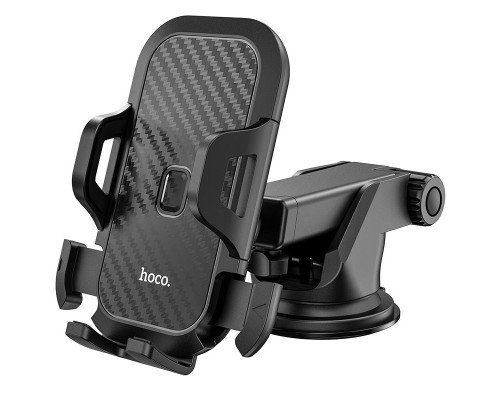 Автотримач для телефона HOCO CA76 Touareg one-touch center console car holder Black (6931474742568)