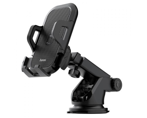 Автотримач для телефона HOCO CA76 Touareg one-touch center console car holder Black (6931474742568)