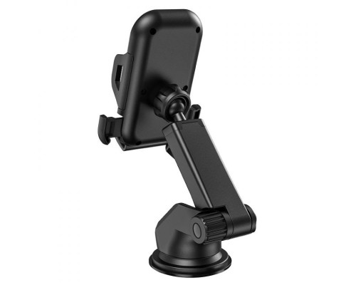 Автотримач для телефона HOCO CA76 Touareg one-touch center console car holder Black (6931474742568)