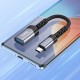 Кабель-перехідник HOCO UA24 Type-C male to USB female 3.0 converter Metal Gray (6942007608848)
