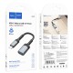 Кабель-перехідник HOCO UA24 Type-C male to USB female 3.0 converter Metal Gray (6942007608848)