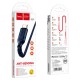 Кабель HOCO X59 USB to Type-C 3A, 1m, nylon, TPE connectors, Blue (6931474744944)