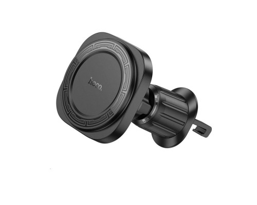 Автотримач для телефона HOCO H28 Rainbow ring magnetic car holder(air outlet) Black (6942007611459)