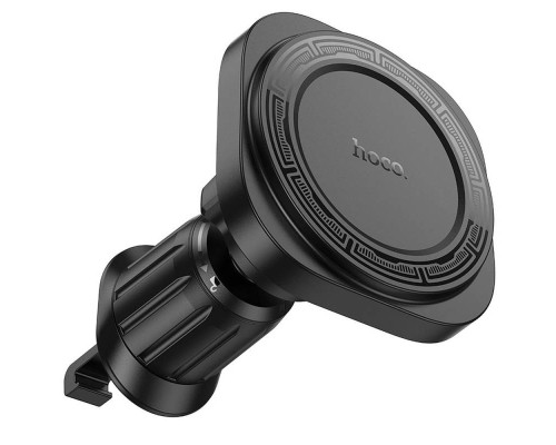 Автотримач для телефона HOCO H28 Rainbow ring magnetic car holder(air outlet) Black (6942007611459)