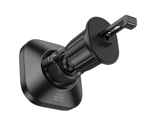 Автотримач для телефона HOCO H28 Rainbow ring magnetic car holder(air outlet) Black (6942007611459)