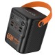 Зовнішній акумулятор HOCO J152 Pro Tough PD65W+light power bank (80000mAh) Black (6942007652100)