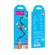 Кабель Hoco X86 iP Spear PD silicone charging data cable Black (6931474777898)