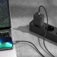 Кабель Hoco X86 iP Spear PD silicone charging data cable Black (6931474777898)