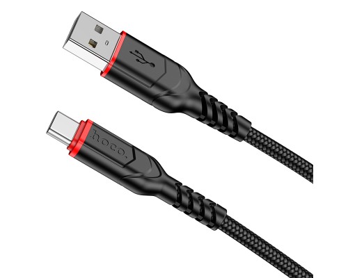 Кабель Hoco X59 Victory charging data cable Type-C(L=2M) Black (6931474794116)