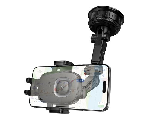 Автотримач для телефона HOCO H89 Crown large suction cup car holder(center console) (6942007662628)