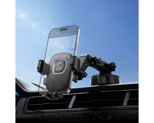 Автотримач для телефона HOCO H89 Crown large suction cup car holder(center console) (6942007662628)
