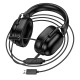 Навушники ігрові HOCO W113 Dynamic USB7.1 channel gaming headphones Black (6942007664127)
