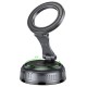 Автотримач для телефона HOCO H92 High vacuum suction cup magnetic holder(universal) Black Metal Gray (6942007663861)