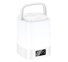 Світильник HOCO HX15 1.5W. 1200 mAh. Smart clock night light White (6942007671842)