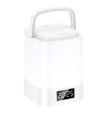 Світильник HOCO HX15 1.5W. 1200 mAh. Smart clock night light White (6942007671842)
