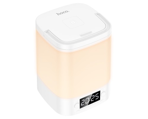 Світильник HOCO HX15 1.5W. 1200 mAh. Smart clock night light White (6942007671842)