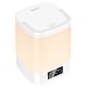 Світильник HOCO HX15 1.5W. 1200 mAh. Smart clock night light White (6942007671842)